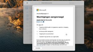 office 365 koppelen met macos ma bij de Google Workspace specialist